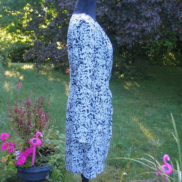 Club Monaco Silk Long Sleeved Dress D0077 - Picture 3 of 3